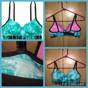⭐️NWOT⭐️💙PINK💙Cool & Comfy Wireless Push-Up Bra